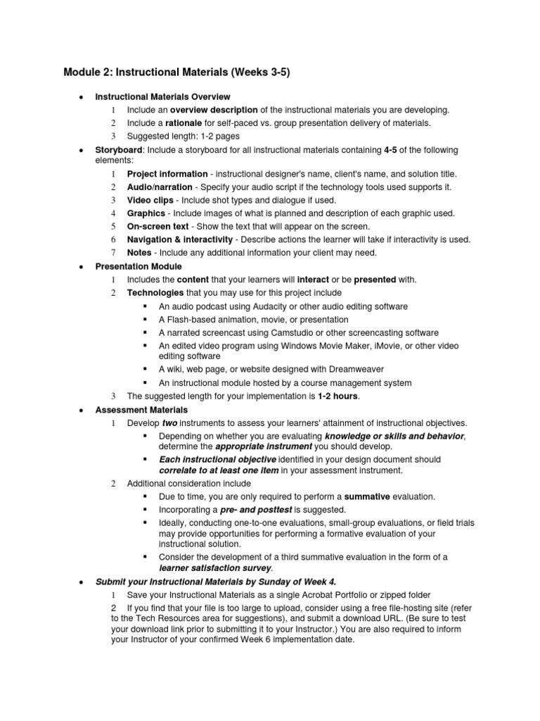 Module 2 Checklist | PDF | Educational Assessment | Evaluation