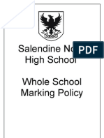 Salendine Nook High School Whole School Marking