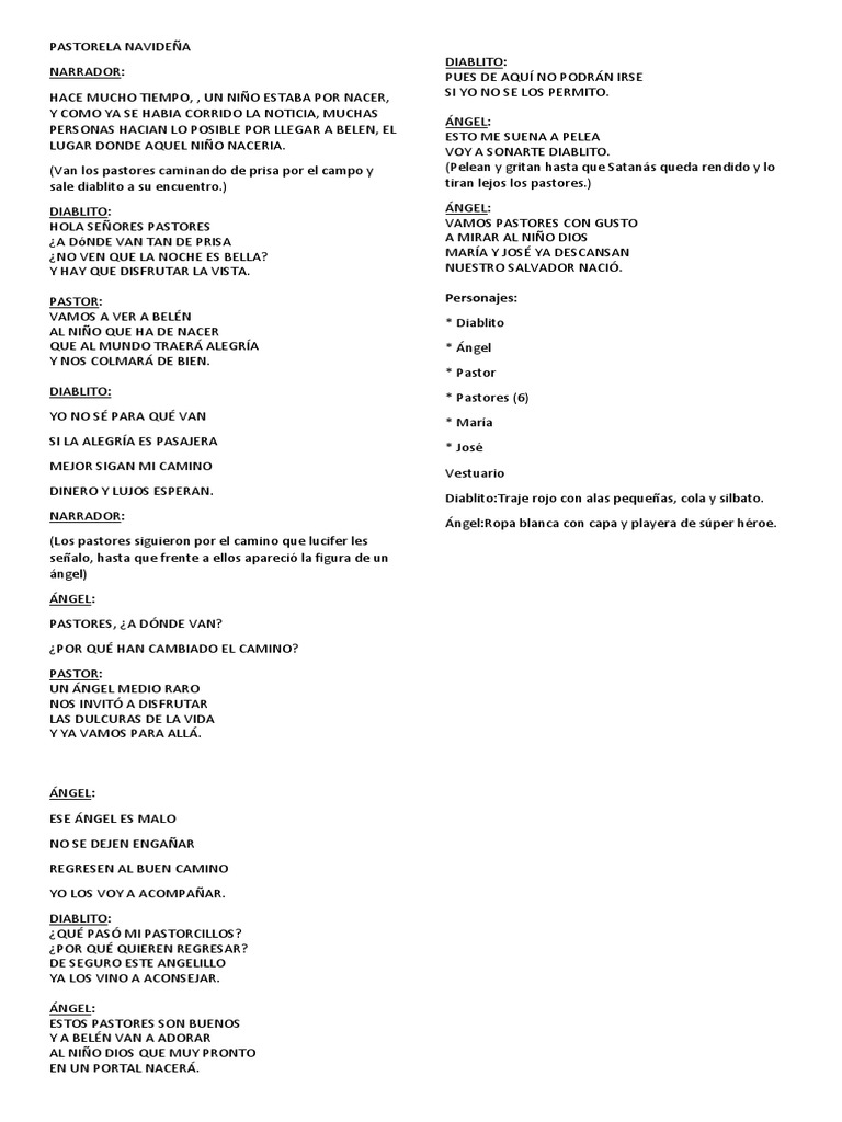 Pastorela Navideña | PDF | Reyes Magos | María, madre de Jesús