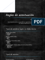 Reglas de Acentuación