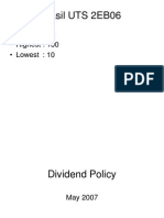 Kuliah 9 Dividend Policy