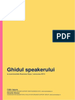Ghidul Speakerului Workshopuri BD 2014