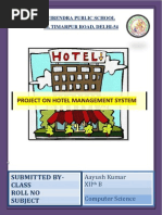 C++ Project On Hotel Management