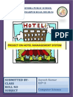 C++ Project On Hotel Management