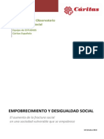 Publicacion - VIII Informe ORS Cáritas - Octubre 2013