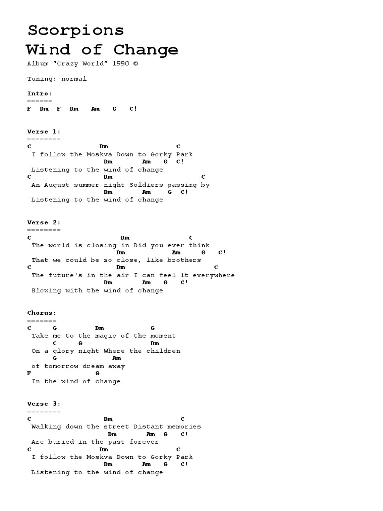 Scorpions Wind of Change .pdf