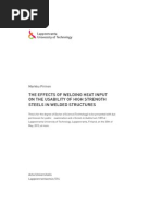 THE EFFECTS OF WELDING HEAT INPUT ON THE USABILITY OF HIGH STRENGTH STEELS IN WELDED STRUCTURES