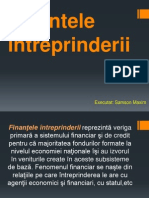 Finantele Intreprinderii