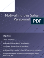 Motivating The Sales Personnel