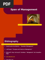 Span of Management