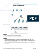 5.3.3.5 Packet Tracer - Configure Layer 3 Switches Instructions