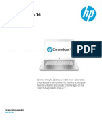 HP Chromebook 14 DataSheet