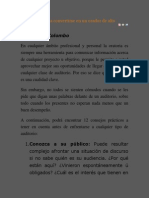 12 Consejos para Convertirse en Un Orador de Alto Impacto