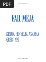 Fail Meja Ketua Pen Asrama