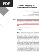 Sobre Sujeito em Touraine