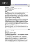 BREVE HISTÓRICO DA PERFORMANCE ART NO BRASIL E NO MUNDO