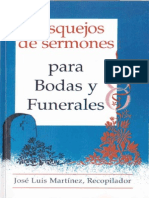 Bosquejo de Sermones Para Bodas y Funerales Jose Luis Martinez