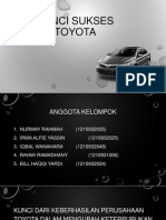 Kunci Sukses Toyota