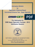 DNB Cetss Book Courses 2015