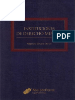 Portada e Índice - Instituciones Del Derecho Minero