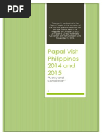 Papal Visit Philippines 2015 PDF Social Science Travel 