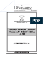 Sentencia Del Pleno Casatorio - Casacion #3189 - 2012 - LIMA NORTE