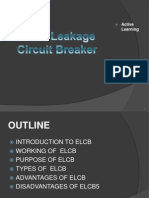Earth Leakage Circuit B