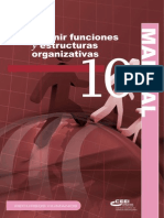 Definir Funciones y Estructuras Organizativas