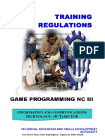 TR Game Programming NC III