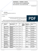 External Appointment - Copy To Reporting College