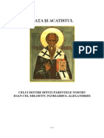 Viata Si Acatistul Sfantului Ioan Cel Milostiv Patriarhul Alexandriei
