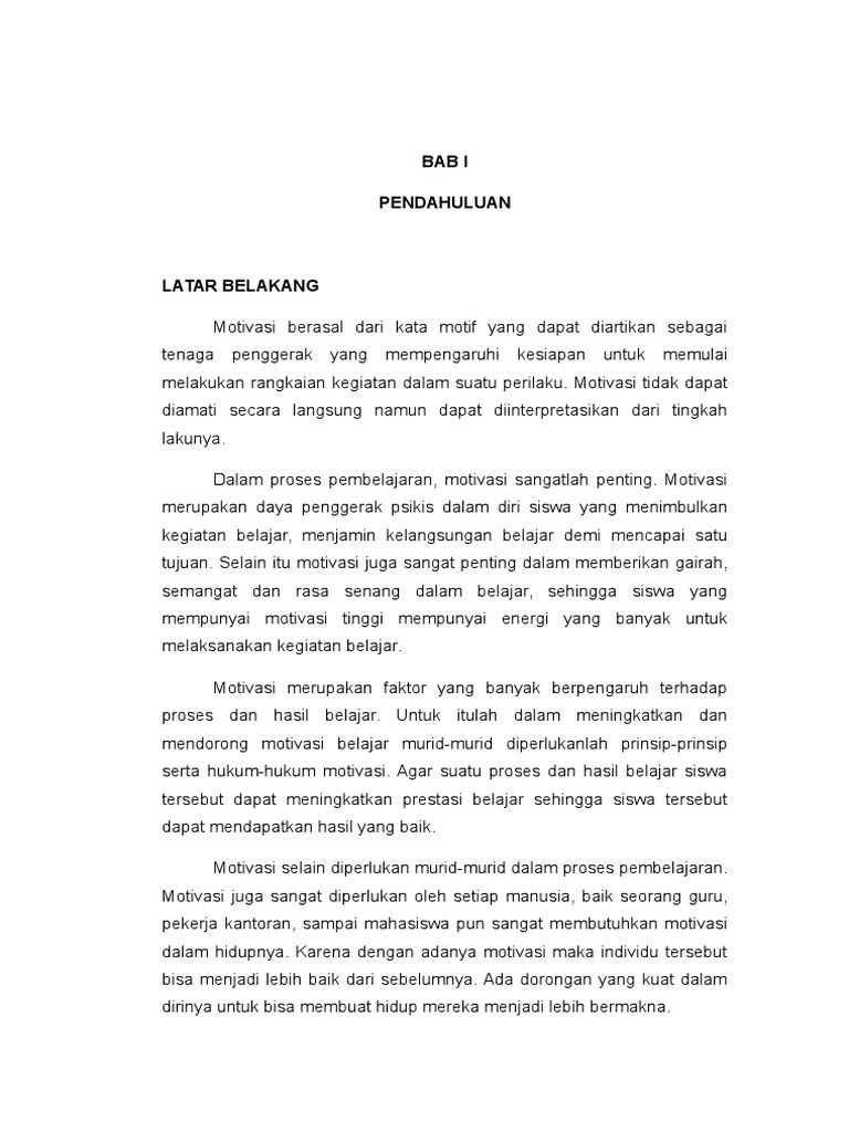 Hukum Dan Prinsip Motivasi Pdf