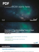 Cisco Live - Overview of Troubleshooting Tools in Cisco Switches and Routers - BRKARC-2011 PDF