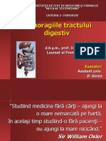 Hemoragiile tractului digestiv