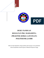 Buku Panduan Kegiatan Praktek Kerja Lapangan (PKL)