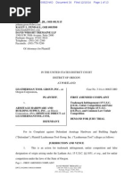 Leatherman Tool Group Trademark Complaint