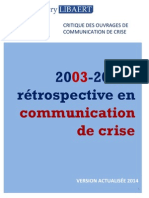 Communication de Crise, Critiques.