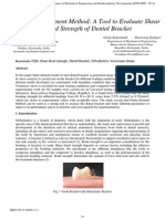 Bond Strength of Dental Bracket The Finite Element Method: A Tool To Evaluate Shear