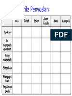 Handout - Matriks Penyoalan PDF