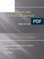 Unidad1 - Introduccion Base de Datos