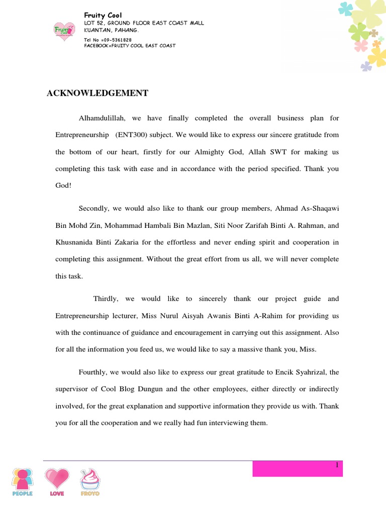 Business proposal example picture