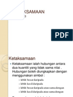 KETAKSAMAAN