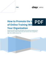 How to Promote the Value of Online Training Within Your Organization