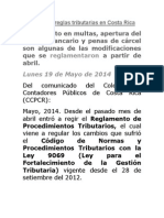 Cambios en Reglas Tributarias en Costa Rica PDF