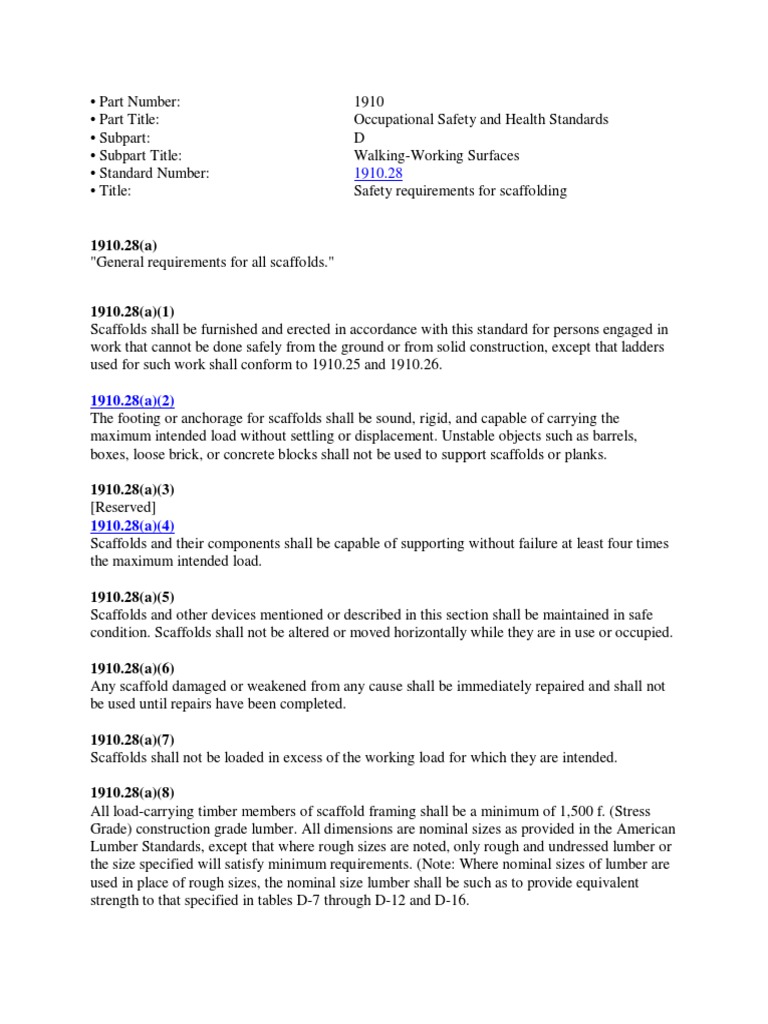 Scaffold Test | PDF | Scaffolding | Framing (Construction)