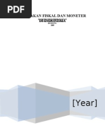 Download Tugas Kebijakan Fiskal Dan Moneter Di Indonesia by intanpuspasari SN25125187 doc pdf