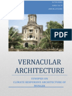Vernacular Architecture: Synopsis On Climate Responsive Architecture of Munger