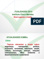 Atualidades - ICMBio - Intensivão (2014) Aulas 01 a 04