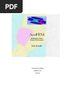Download Ace Fem Manual finite element simple programming instruction by Jamshid Pishdadi SN251283937 doc pdf