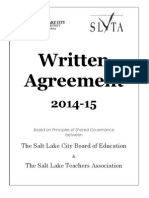 Slta Written Agreement